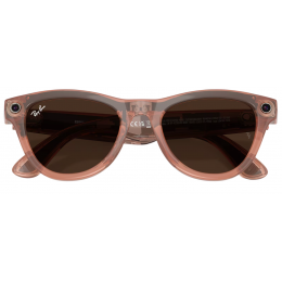 Умные очки Ray-Ban Meta* Skyler Gen 2 Shiny Peach, Фотохромные линзы Clear to Brown Transitions (RW4014)